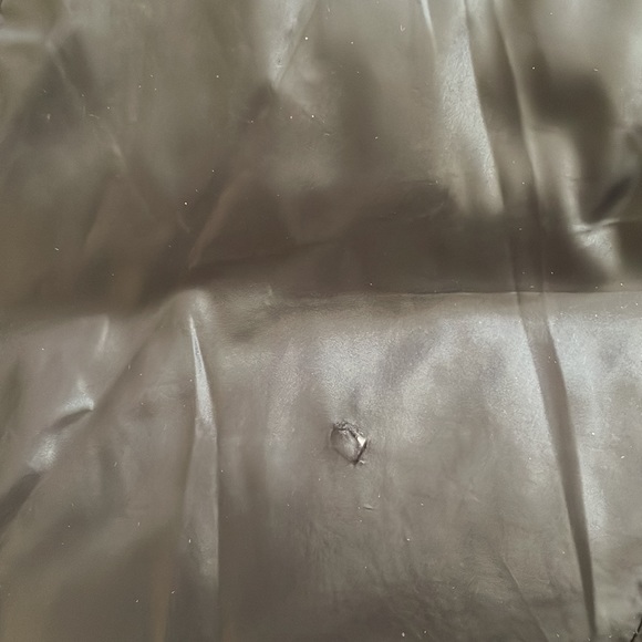 Nicole Benisti Leather-trim Down Jacket Black Size XS - Picture 16 of 16